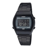 Reloj Casio B-640wbg-1b Sumergible Negro Pantalla Negra 