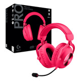 Audifono Logitech Pro X 2 Lightspeed Magenta Wireless