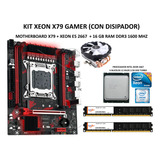 Kit Gamer Machinist Nuevo X79 Xeon 2667v1+16gb Ram+disipador