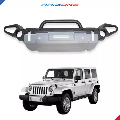 Defensa Tipo Venator Compatible Jeep Wrangler Jk 2007-2018