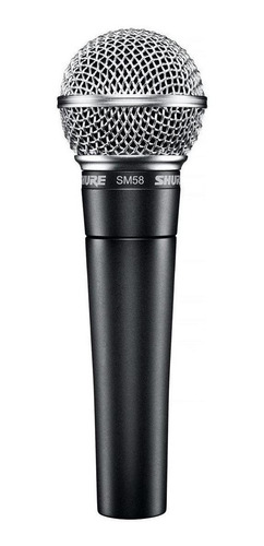 Microfone Shure Sm Sm58-lc Dinâmico  Cardioide Cinza Escuro