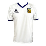 Camiseta Argentina 1982 - 1986 Blanca Retro