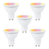 Pack 5 Ampolletas Led Smart Bright Gu10 5w / Hb Led 