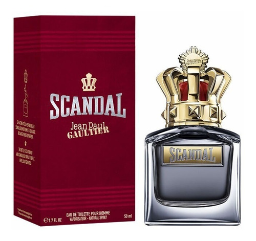 Jean Paul Gaultier Scandal Edt 50ml Para Masculino Recarregável