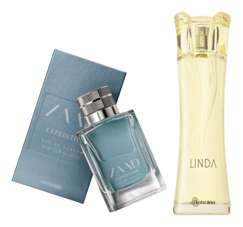 Combo Perfumes Zaad Expedition + Linda Tradicional Oboticario