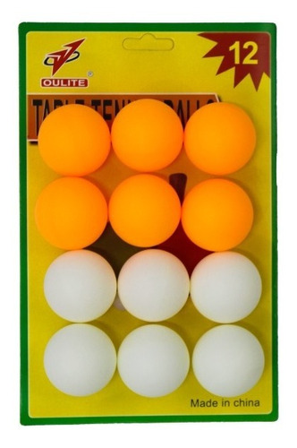 Paquete De 12 Pelotas De Ping Pong O Beer Pong 