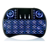 Mini Teclado Pc Inalámbrico Bluetooth Touchpad Iluminado