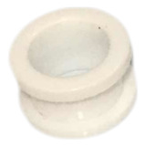 Piercing Alargador Acrílico Tamanho 14mm Na Cor Branco