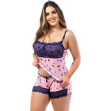 Baby Doll Liganete E Renda Kit Com 10 Atacado Revenda Fábric