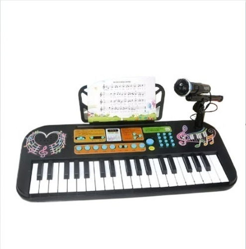 Piano Digital 37 Teclado Musical Económico Para Niños Teclad