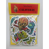 Calavera Skulls  Stickers Calcomanias   50 Unidades
