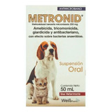 Desparasitante Oral Perros Y Gatos Metronid 50 Ml