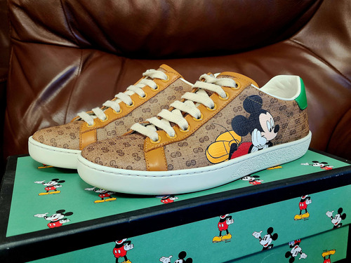 Tenis Gucci Colaboración Disney Mickey Mouse