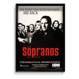 Cuadro Sopranos Poster 35x50 (marco+lámina+vidrio)