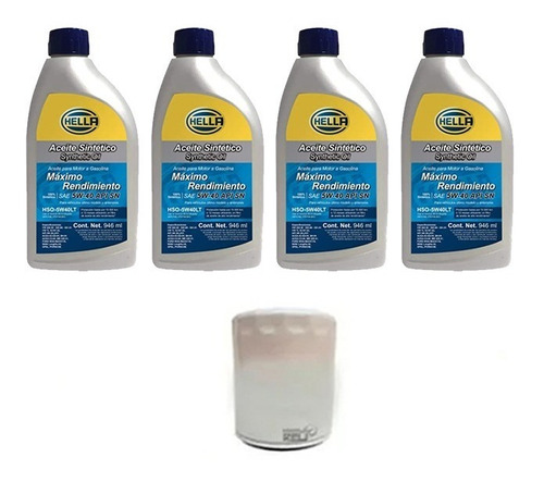 Kit Cambio Aceite Para Chevrolet Beat Aceite 5w40 Y Filtro