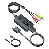 Convertidor De Cable Rca Macho A Hdmi Con Cables Hdmi Y Rca,