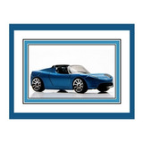 Hot Wheels 2008 F. Editions 26/40 - Tesla Roadster - Azul