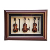 Instrumentos Musicales De Cuerda Miniatura Cuadro Decorativo