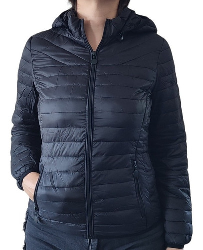 Campera De Mujer Liviana Inflable Impermeable