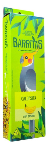 Alimento Barritas Sabor Banana Para Calopsita 70g Zootekna