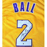 Jersey Autografiado Lonzo Ball Lakers Rookie Nba Cstm Bulls