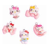 Pingente Infantil Hello Kitty Modelos Sortidos - 10 Peças