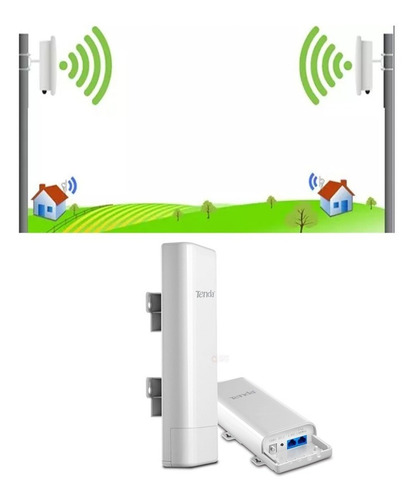 Cpe Wifi Para Unir Dos Puntos Antenas Para 1.5 Km Wifi