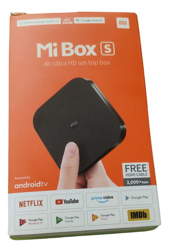 Xiaomi Mi Box Tv S 4 K Ultra Android 2 Gb Ram 8 Gb