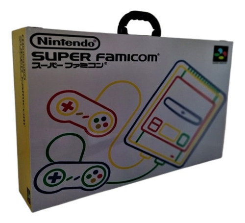 Caixa De Mdf Super Famicom Com Divisorias E Alça