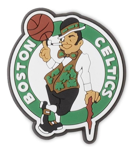 Jibbitz Nba Logotipo Boston Celtics Unico - Tamanho Un