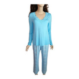 Pijama Mujer Largo Charter Club Talla S