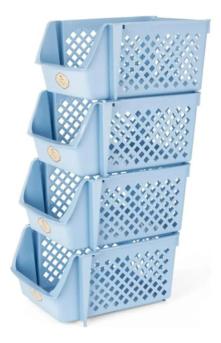 Organizador Multiestante Apilable Canasta Multiusos