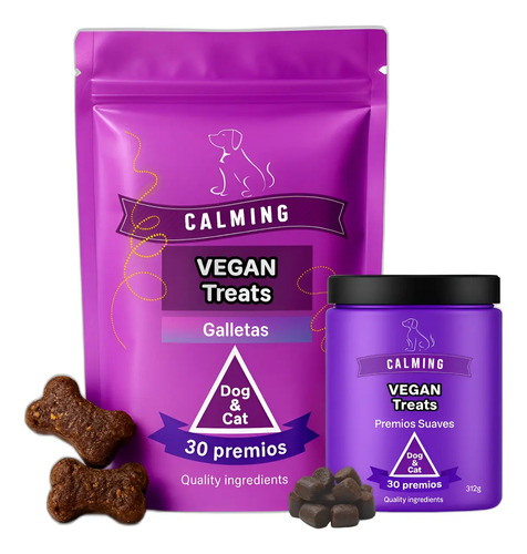 Premios Calming Relajantes Ansiedad Miedo Perro Gato 30pzs | Envío gratis