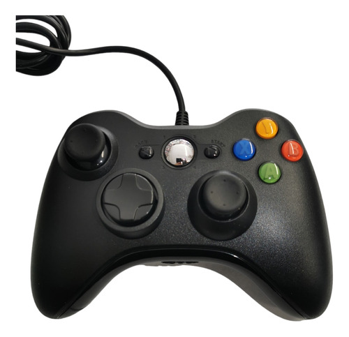 Joystick Mando Control Para Xbox 360 Pc Con Cable Negro