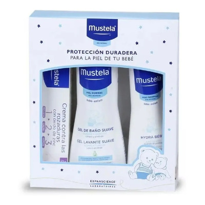 Set De Cuidado Para El Bebe 3 Piezas Mustela Cc Color Blanco | Envío gratis