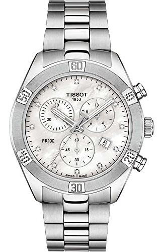 Reloj Tissot Para Mujer 30260319 Cronógrafo  Con Esfera