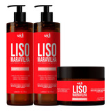 Kit Widi Care Liso Maravilha Shampoo Condicionador Mascara