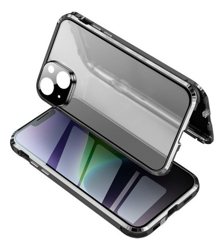 Funda De Cristal De Doble Cara Para 14 Pro Max