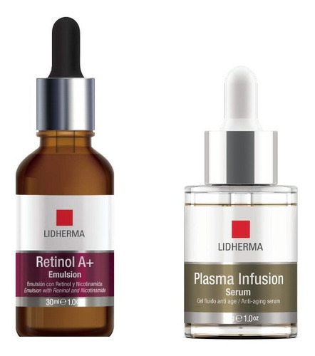 Kit Plasma Infusion Serum + Retinol A+ Emulsión Lidherma 