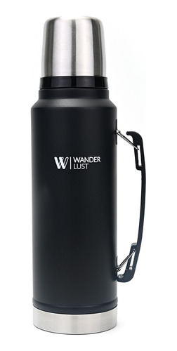 Termo Acero Inoxidable 1,3 Litros Frio Calor Mate Wanderlust