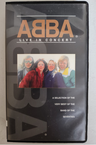 Abba Live In Concert / Vhs Hi-fi / Edicion Japones Ntsc