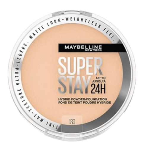 Maybelline Base Polvo Hibrido Superstay 24h Alta Cobertu 130