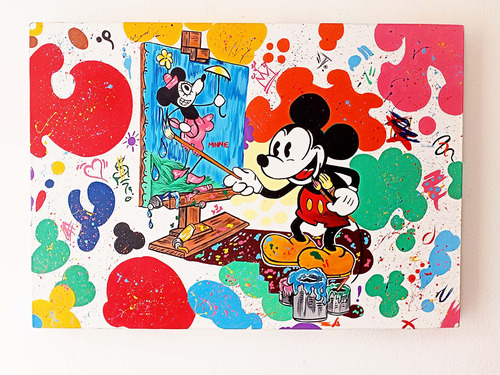 Cuadro Decorativo Hogar Mickey Mouse Artista