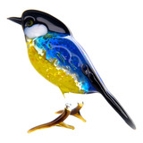 Figura De Pájaro Soplado A Mano, Arte De Cristal Murano Hech