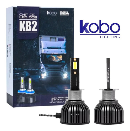 Kit Cree Led Kb2 Chip Led Dob Premium 42w 12/24v Cooler Gtx