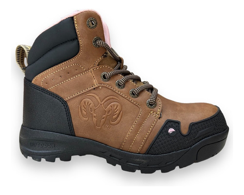 Botas Industrial Seguridad Trabajo Casco Para Mujer Ram