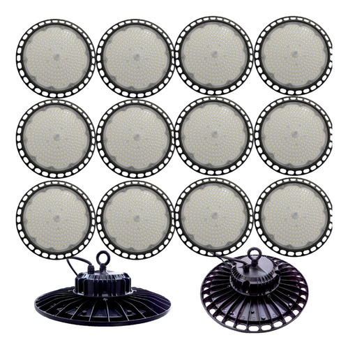 Lampara Ufo Campana Led Industrial 200w Paquete 12 Piezas