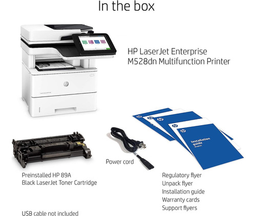 Hp Laserjet Enterprise Multifunction M528dn With New Toner (