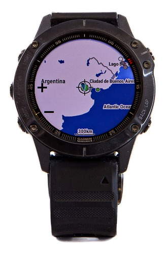 Smartwatch Reloj Garmin Fenix 6 Pro Negro Con Malla Negra