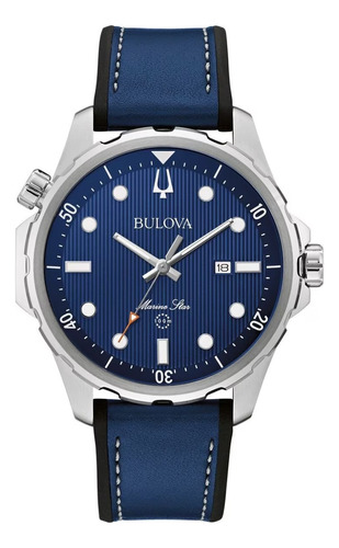 Reloj Bulova Quartz Para Hombre Marine Star 96b419 Serie B